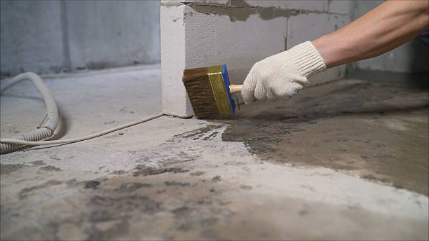 SJ Waterproofing Pros Interior Drainage System coverage map for Allenhurst, NJ and surrounding area